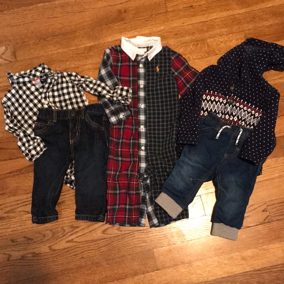Carter's Other - 3 holiday boy outfits
